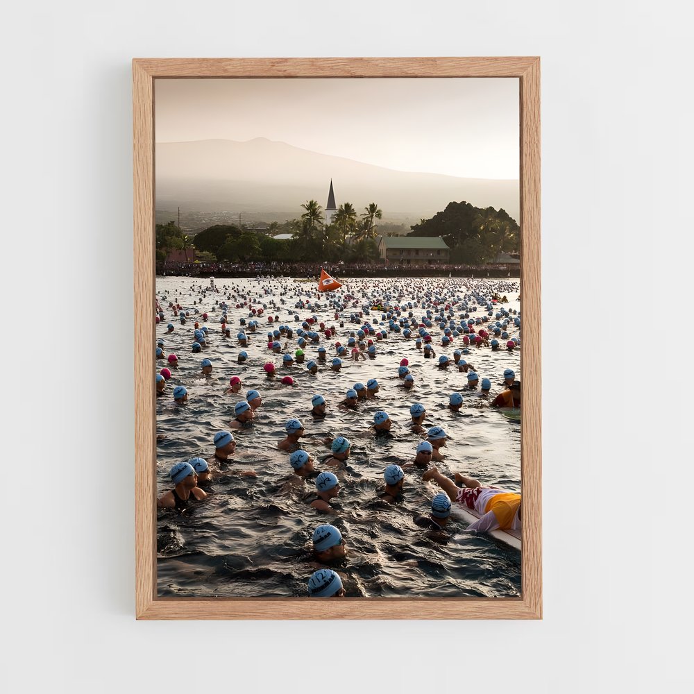 Poster Triathlon au Crépuscule – affiche Athlétisme (vue 4)